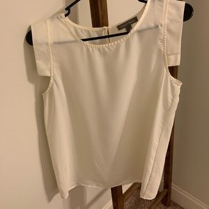 Tinley Road off white chiffon blouse